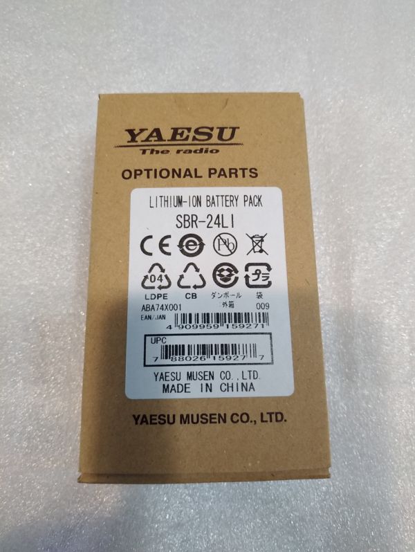 Yaesu SBR-24Li аккумулятор для радиостанции Yaesu FT-70D Yaesu SBR-24Li аккумулятор для радиостанции Yaesu FT-70D
