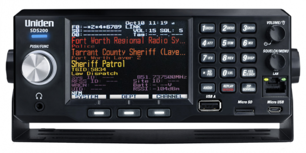 Uniden SDS200E — Сканер 25-1300 МГц Uniden SDS200E — Сканер 25-1300 МГц