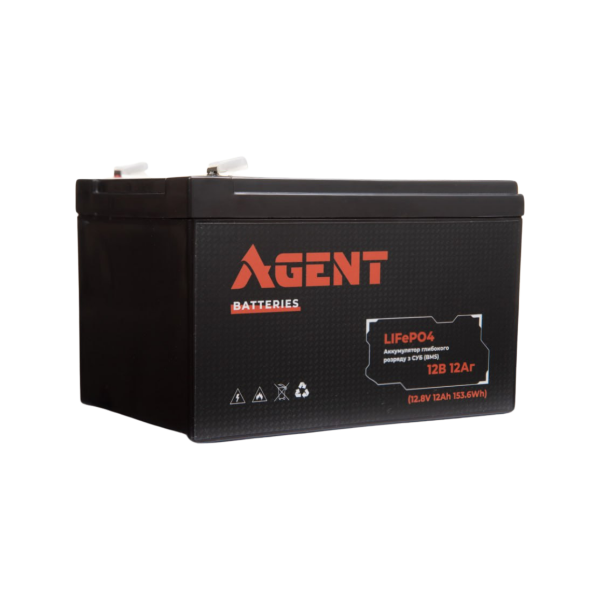 Акумулятор глибокого розряду AGENT LiFePO4 6V 4.5Ah Акумулятор глибокого розряду AGENT LiFePO4 6V 4.5Ah