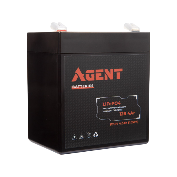 Акумулятор глибокого розряду AGENT LiFePO4 6V 4.5Ah Акумулятор глибокого розряду AGENT LiFePO4 6V 4.5Ah