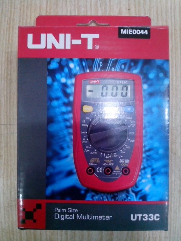 Карманный цифровой мультиметр UNI-T UTM 133C (UT33C)