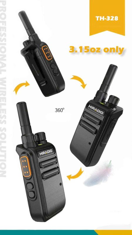 iRadio TH-328 0.5W/2W Pocket Size Mini PMR446 FRS License Free Radios