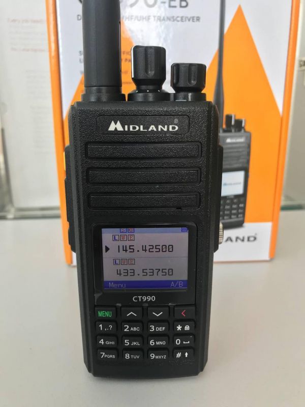 Midland CT990 EB 10W IP67 двухдиапазонная радиостанция Midland CT990 EB 10W IP67 двухдиапазонная радиостанция