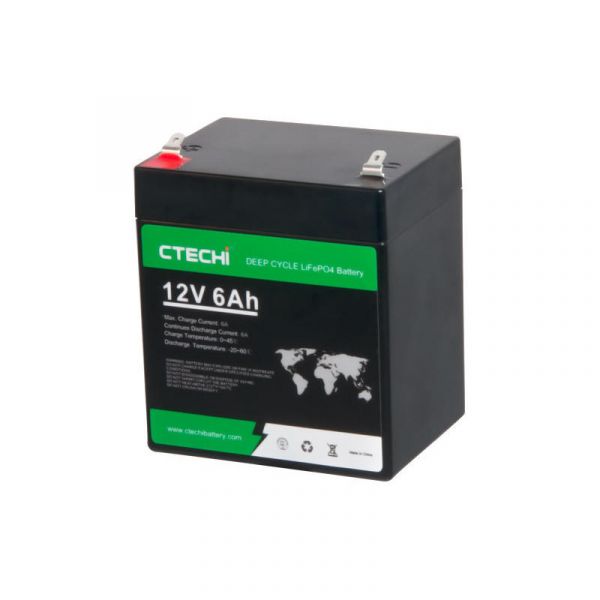 Акумулятор високої ємності CTECHi LiFePO4 12V 100Ah Акумулятор високої ємності CTECHi LiFePO4 12V 100Ah