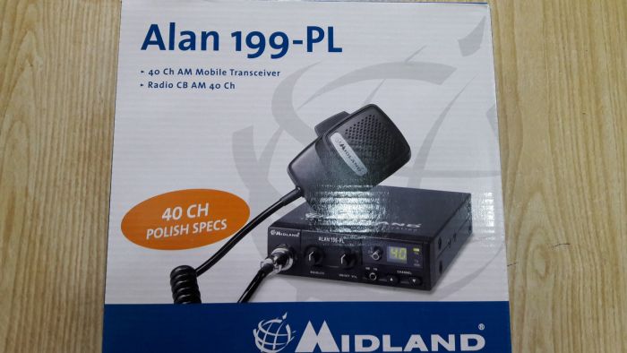 Midland Alan 199, рация, радиостанция, гар. 12 мес.