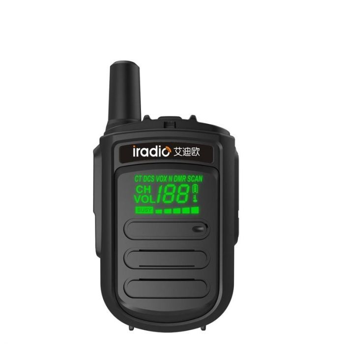 iRadio DP-168 CE/FCC Marked Entry Level Mini Digital Portable Radio DMR Tier 1& Tier 2 Walkie Talkie