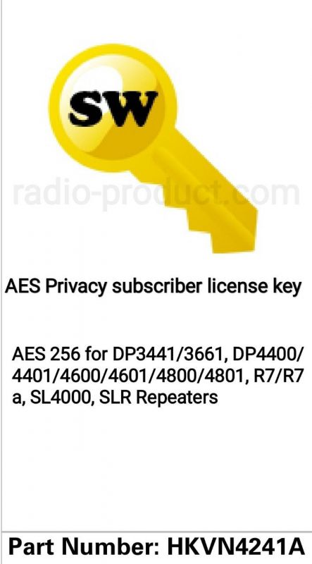 Лицензія шифрування AES 256 Motorola HKVN4241A