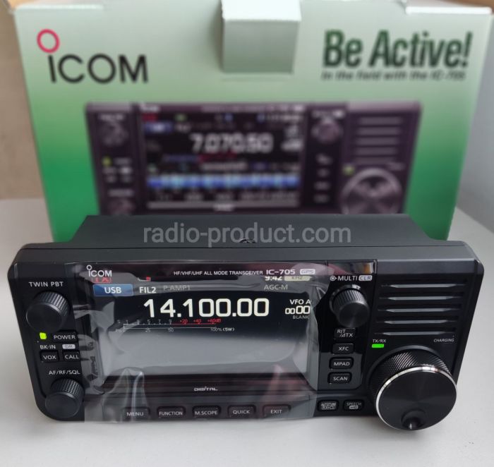 Icom IC-705 КВ+УКХ трансивер, радіостанція, аналог + D-Star