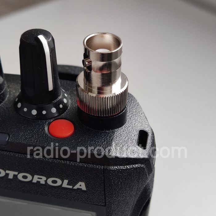 Антенний переходнік BNC для радиостанцій Motorola R7/R7a, IoN, etc (silver)