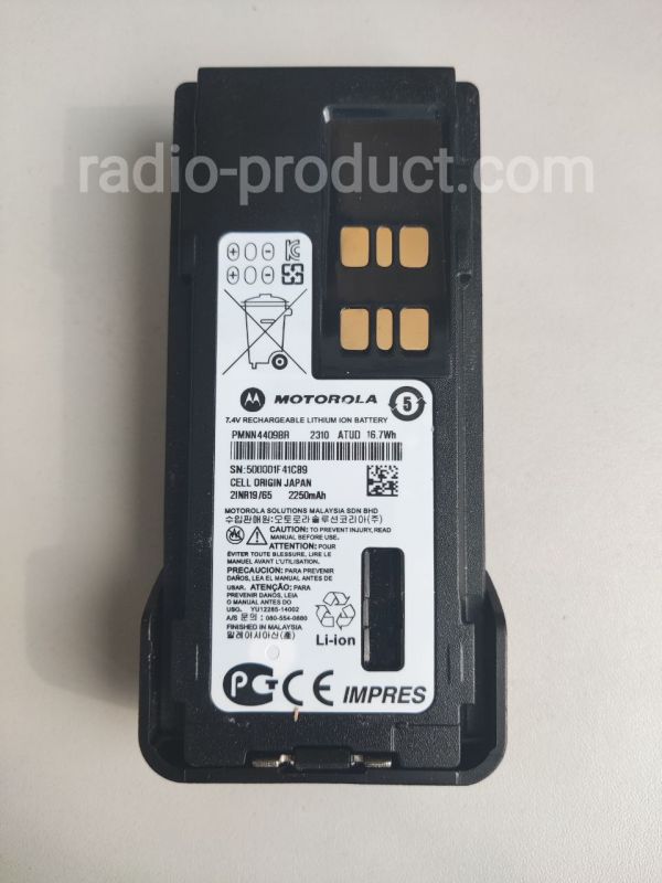 Аккумулятор PMNN-UA-4409 для радиостанций Motorola DP2000/4000 Аккумулятор PMNN-UA-4409 для радиостанций Motorola DP2000/4000