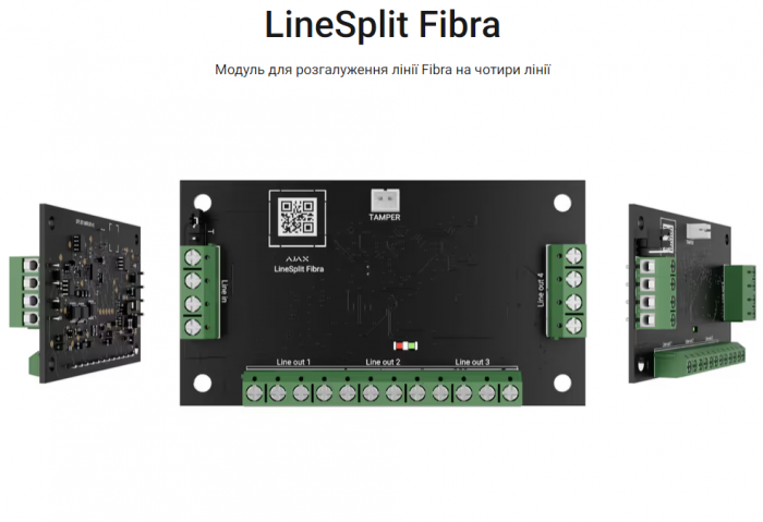 LineSplit Fibra Модуль розгалуження