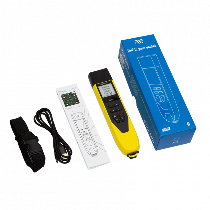 RigExpert Stick 500 – Компактний аналізатор антен і кабелів (0,1–500 МГц, e-Ink)